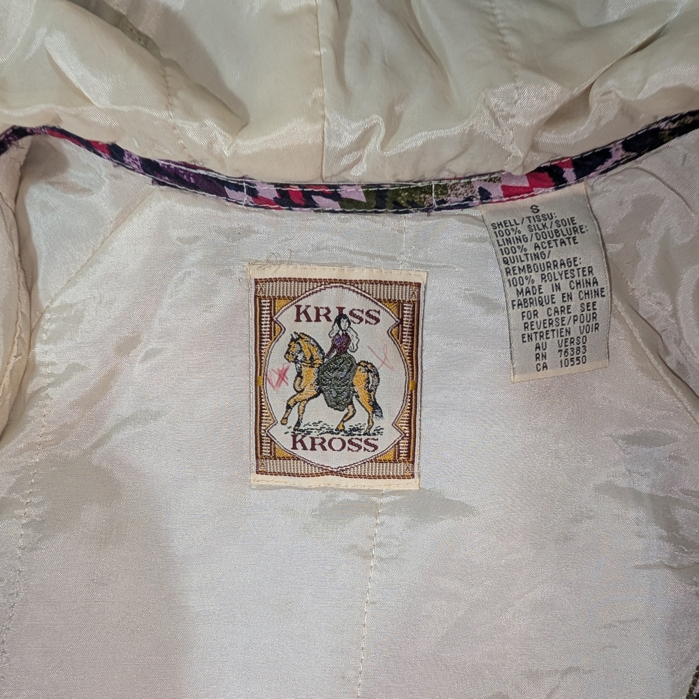 Colorful Patterned Pullover Jacket - image 5